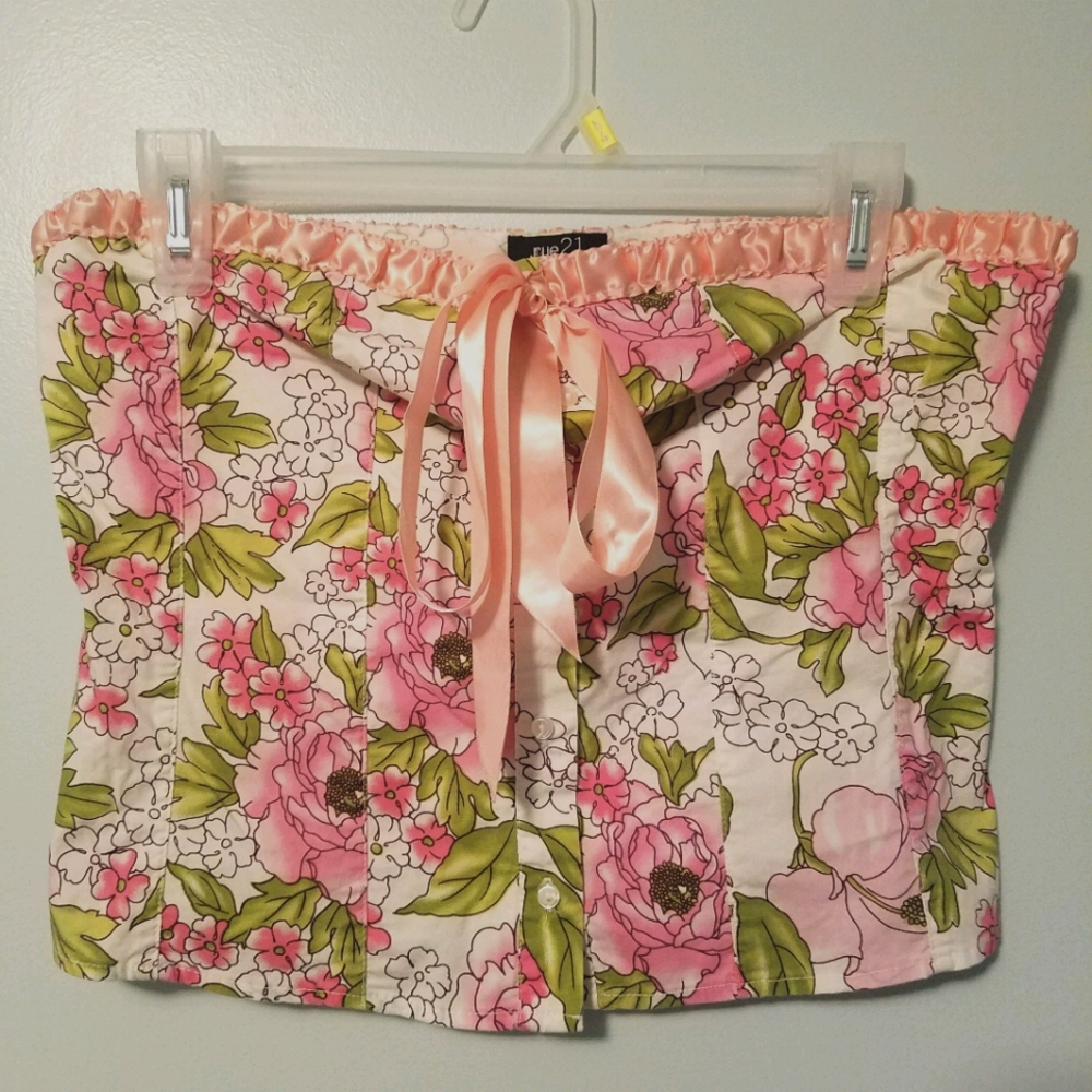 Vintage Rue21 Floral Tube top
